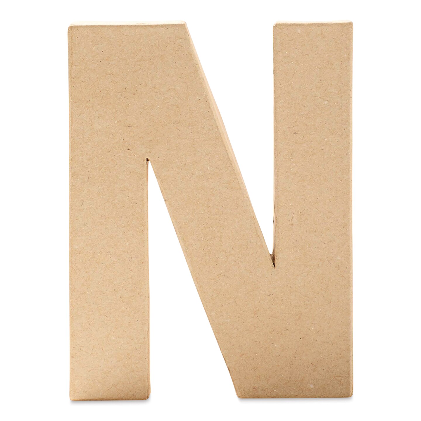 Park Lane Paper Mache Letter - N, Uppercase, 6&#x22;