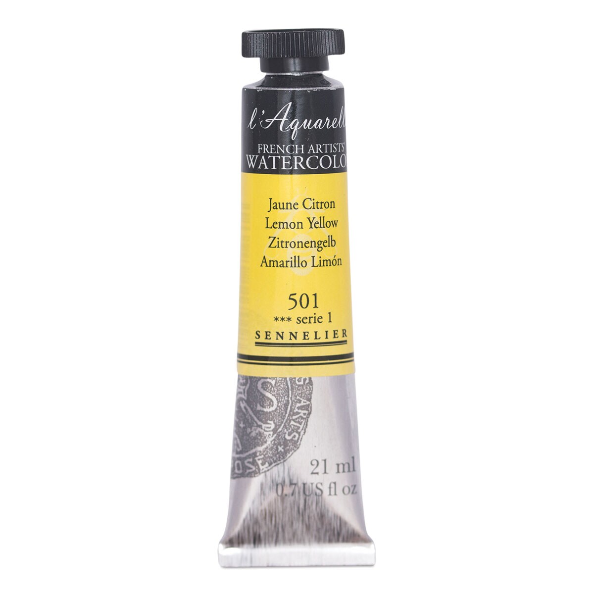 Sennelier French Artists' Watercolor - Lemon Yellow, 21 ml, Tube