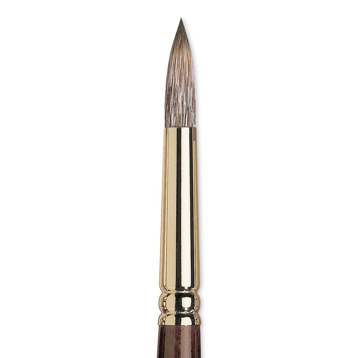 Winsor &#x26; Newton Monarch Mongoose Brush - Round, Long Handle, Size 10