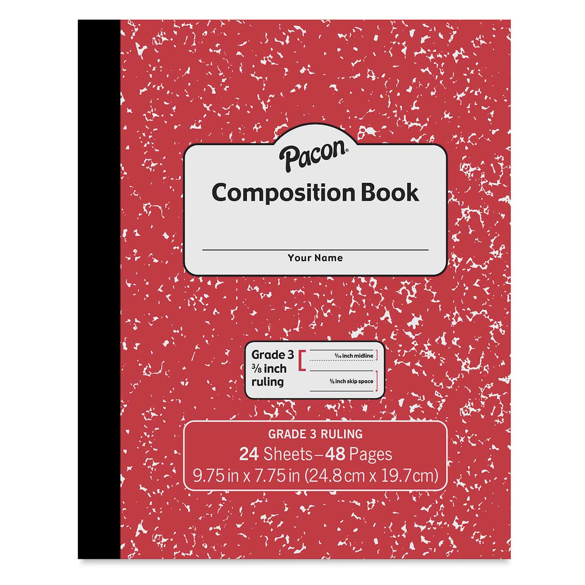 Pacon Primary Composition Notebook - Grade 3, 24 Sheets