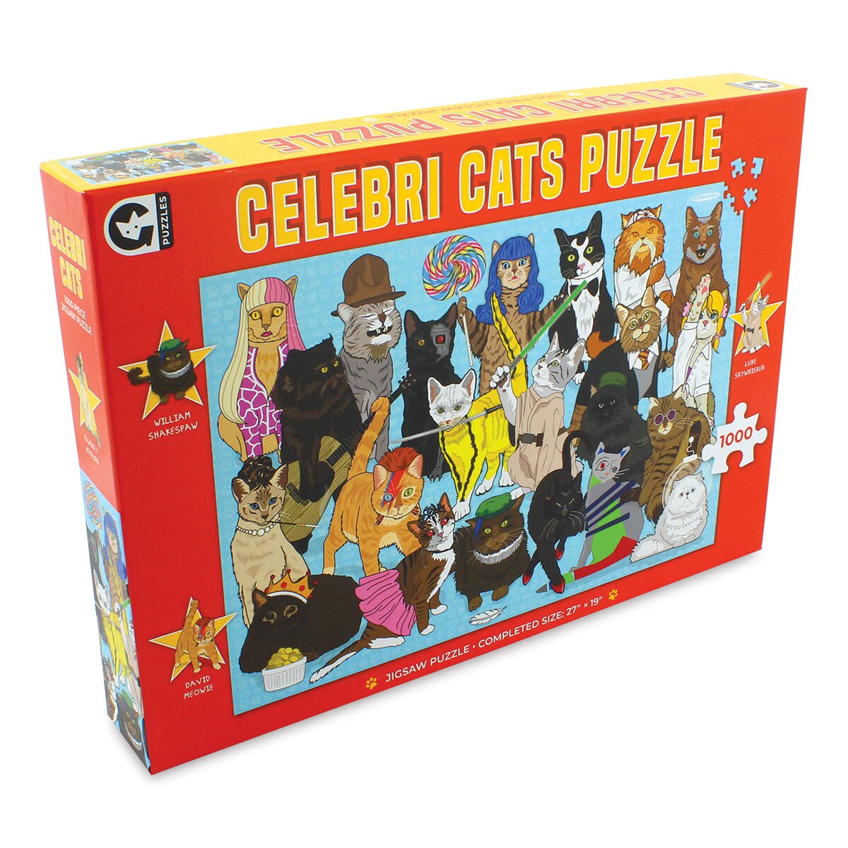 Ginger Fox Celebri Cats 1,000 Piece Puzzle Michaels