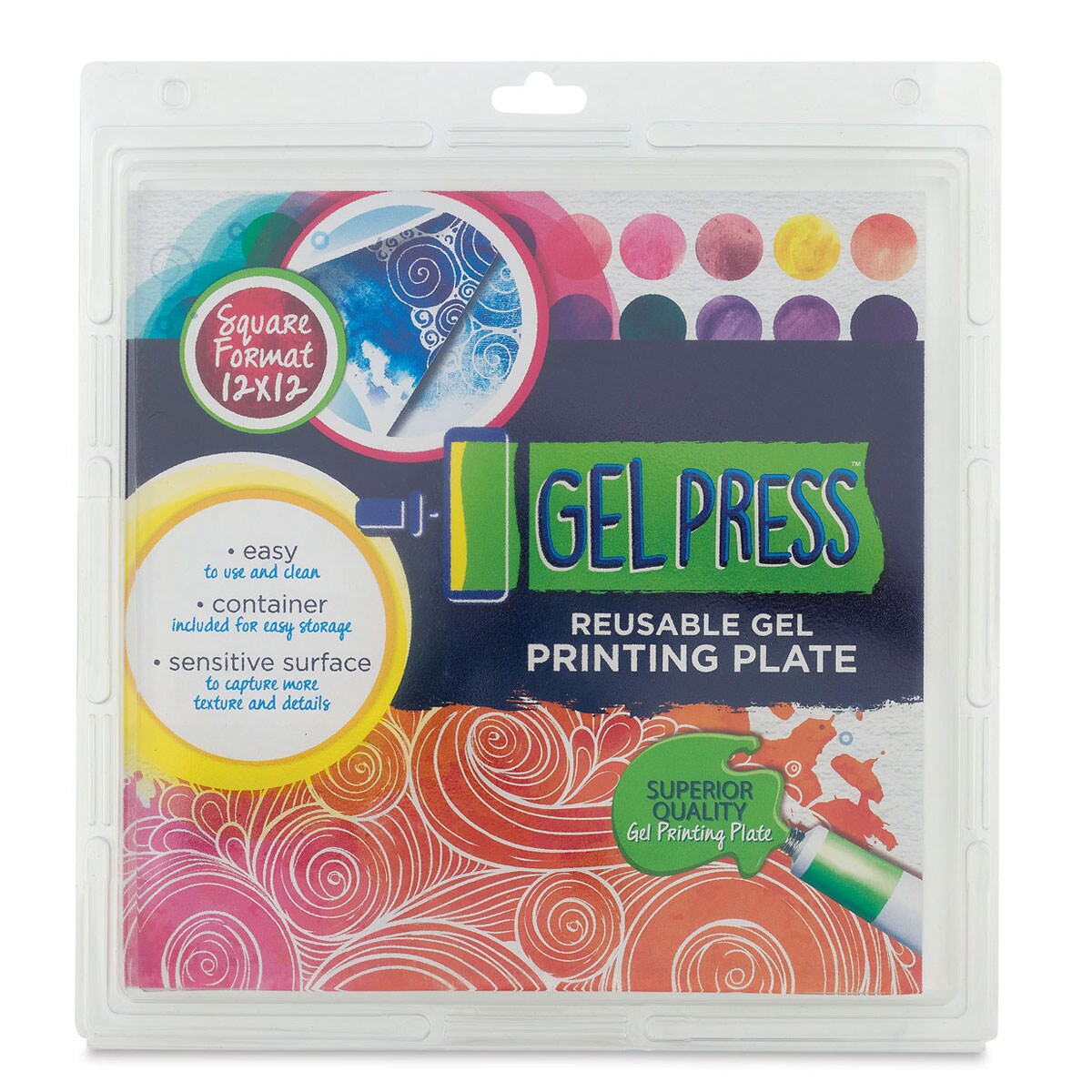 Gel Press Printing Plate - Square, 12&#x22; x 12&#x22;
