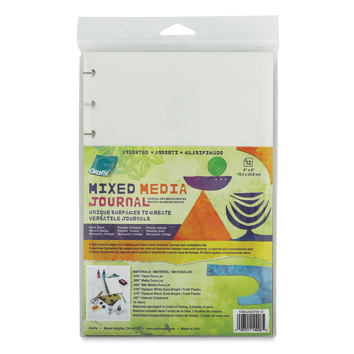 Grafix Mixed Media Journal Kit 9" x 6" Michaels