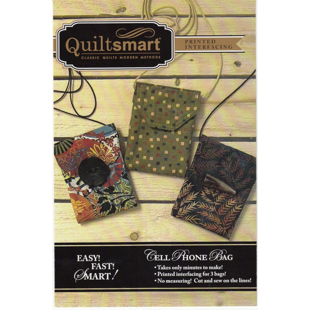 Quiltsmart Cell Phone Bag Pattern Kit