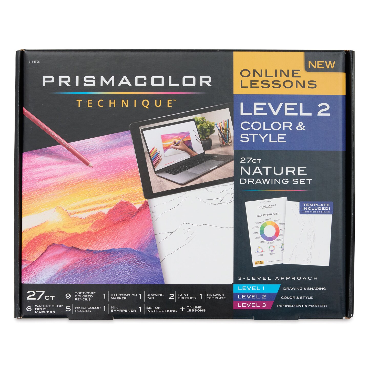 Prismacolor Technique Nature Drawing Set - Level 2, Color &#x26; Style
