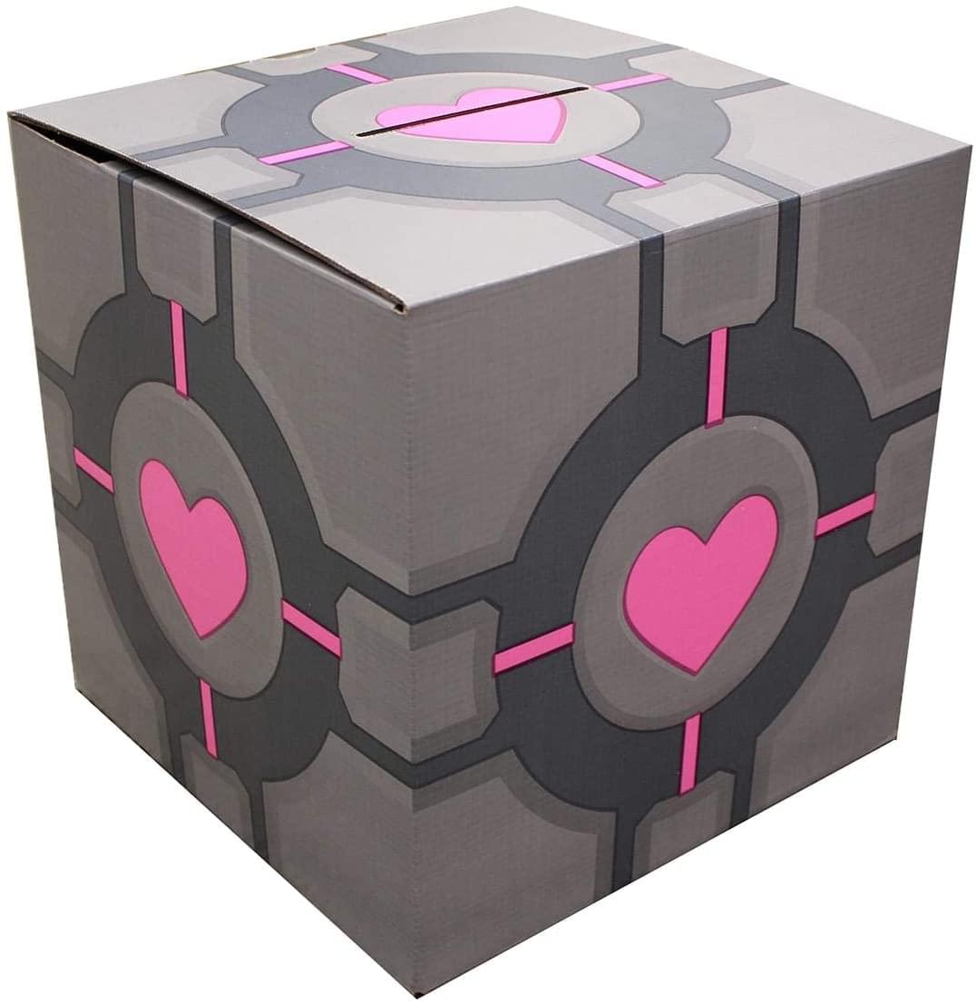 Portal Companion Cube 12&#x22; x 12&#x22; x 12&#x22; Flat Empty Gift Box