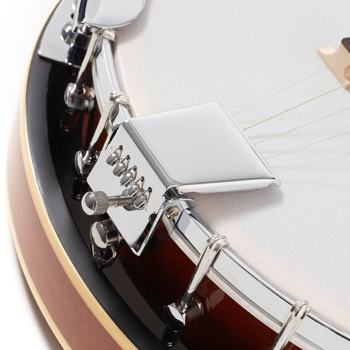 Jameson Guitars 5-String Banjo 24 Bracket with Closed Solid Back and Geared 5th Tuner