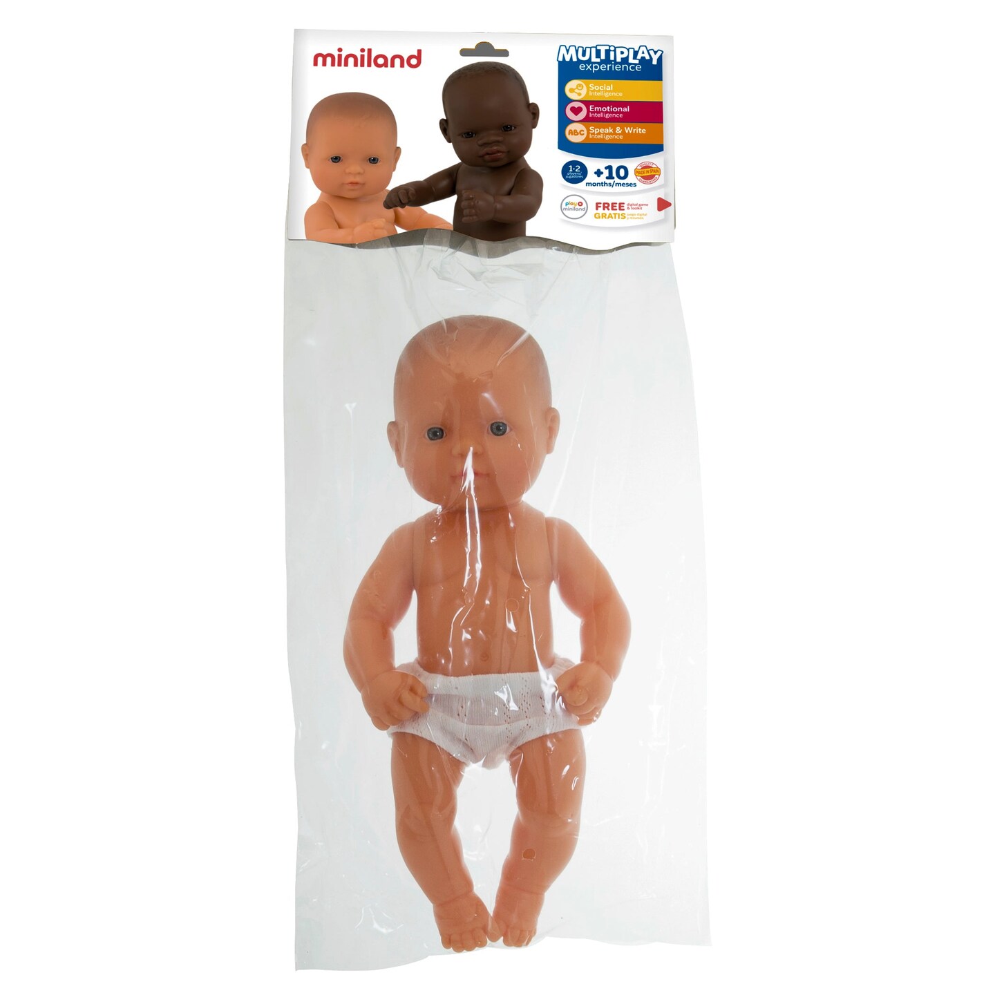 Anatomically Correct Newborn Doll, 12-5/8&#x22;, Caucasian Boy