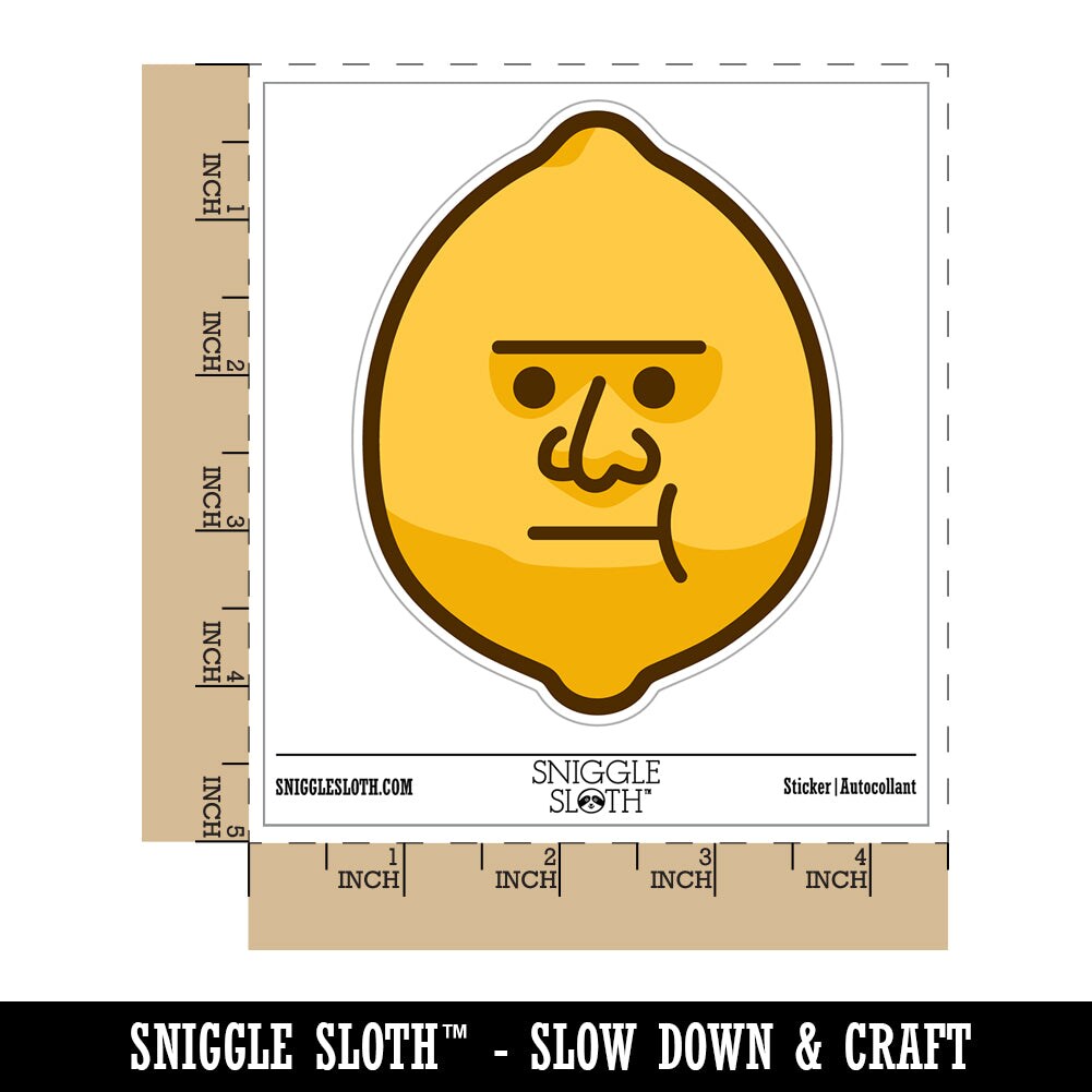 Lemonheads Sticker Sour Lemon Head Face Funny Waterproof Vinyl Phone Tablet Laptop Water ...