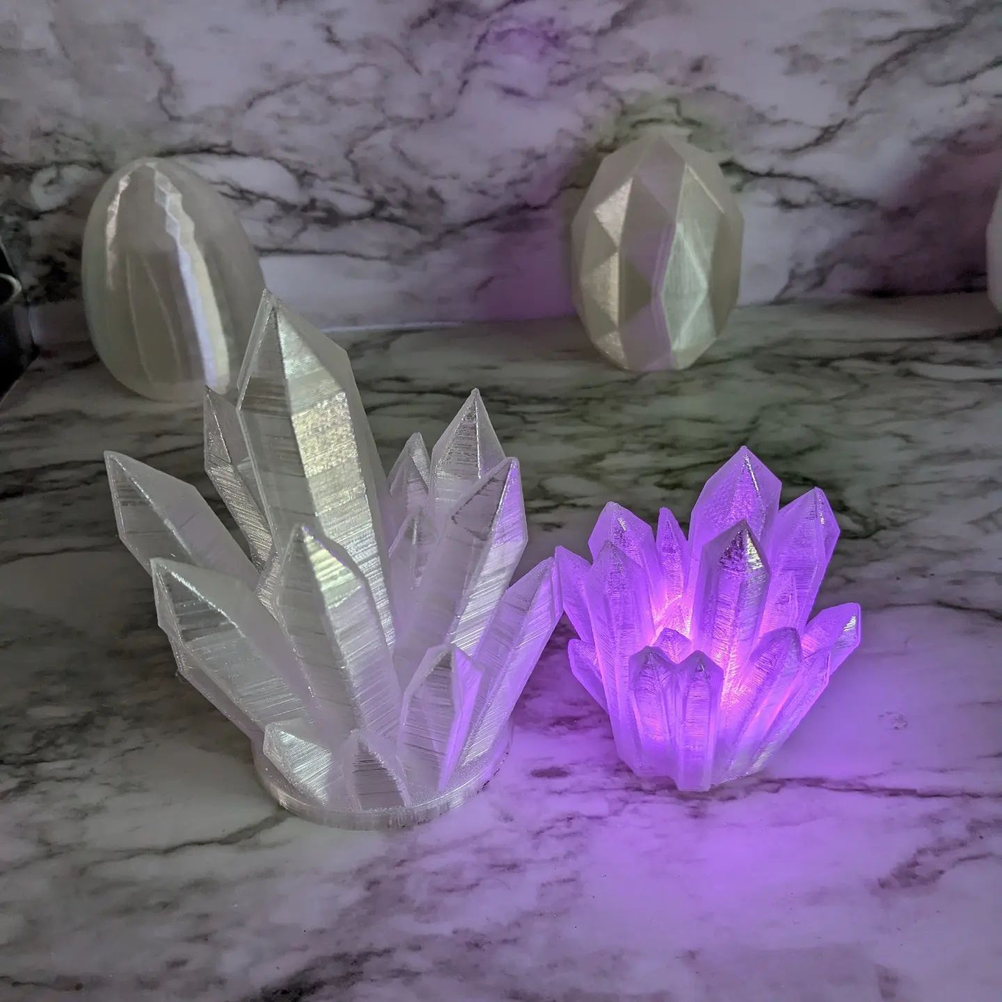 Purple crystal lamp sales