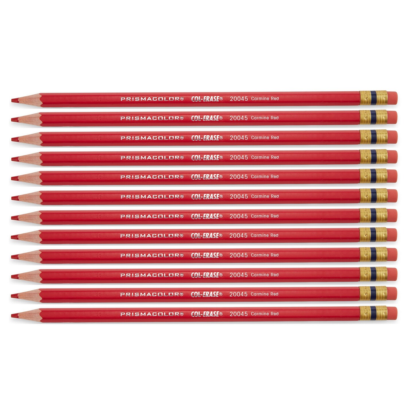 Col-Erase&#xAE; Colored Pencil, Carmine Red, Box of 12