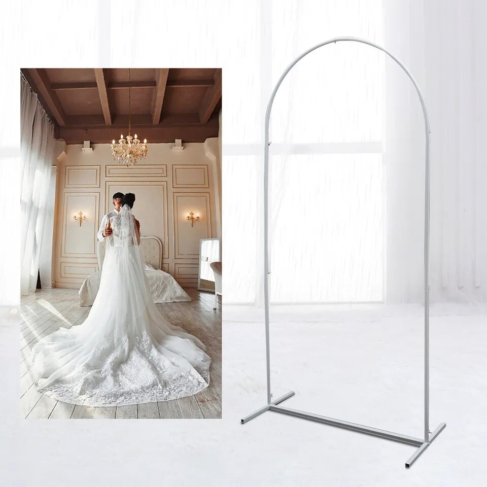 6.5ft Iron Wedding Arch Backdrop Frame Decor