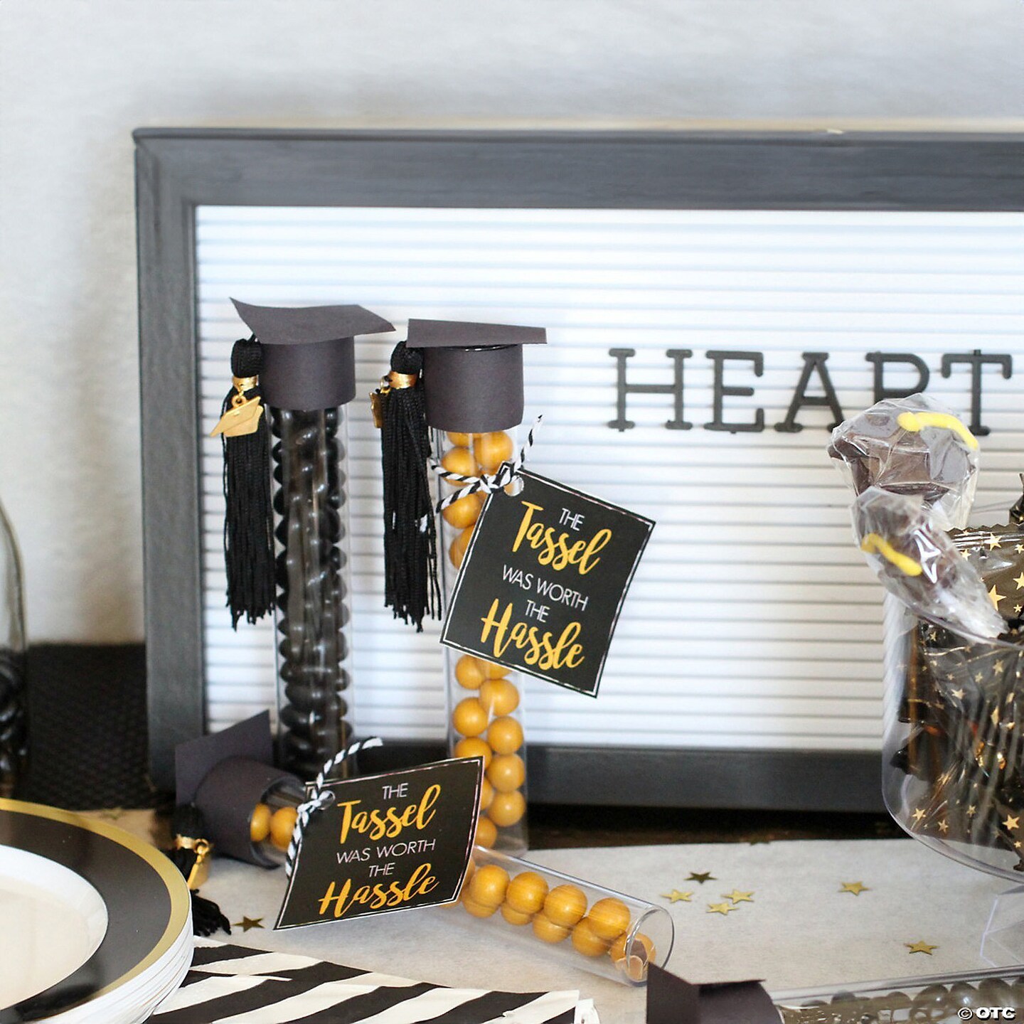 Graduation Black Tassel Nylon Keychains with Hat Charm | MINA®