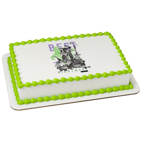 The Nightmare Before Christmas Best Edible Cake Topper Image - 1/4 Sheet