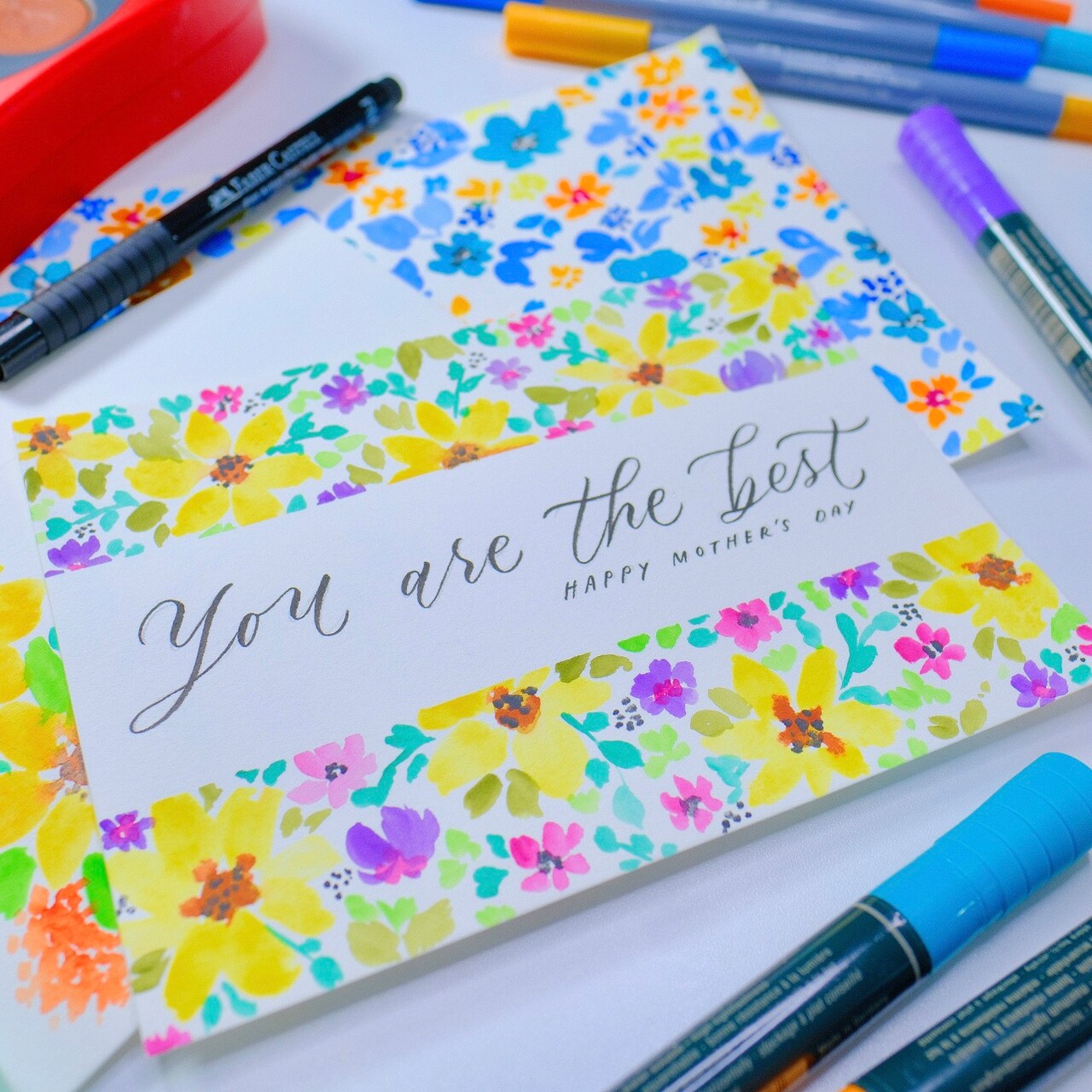 DIY Lovely Mother's Day Card with Faber-Castell®