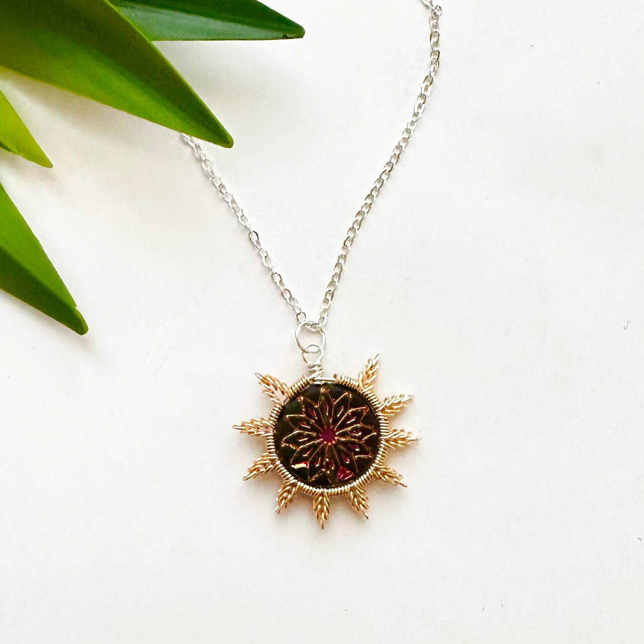 Sunburst Pendant with Sara Lovecraft