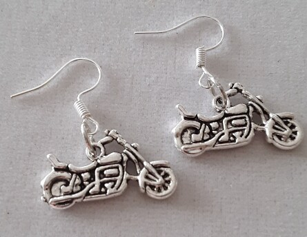 Motorcycle Earrings