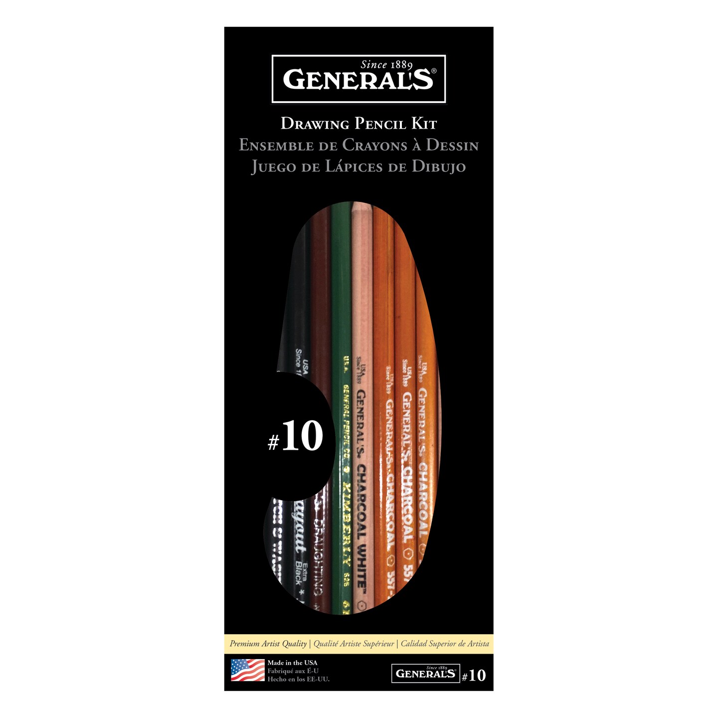 General Pencil Drawing Pencil Kit No. 10