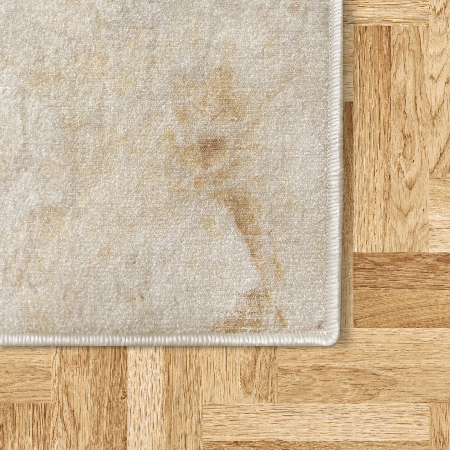 Ambesonne Marble Print Decorative Rug, Mine Pattern Design Natural Fractures Realistic Stained Surface Art, Quality Carpet for Bedroom Dorm and Living Room, Orange Sand Brown