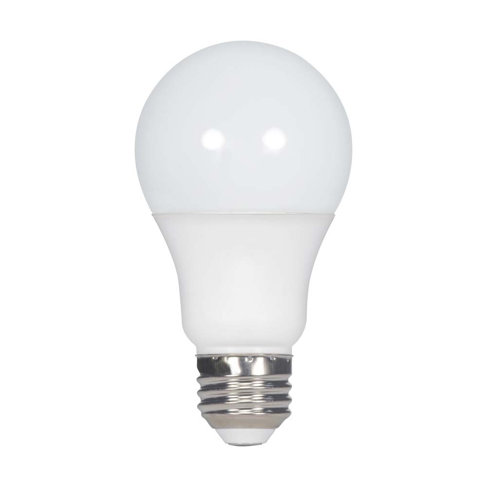 4Pk - Satco 10w A19 LED 800LM 4000k Cool WhiteE26 Base Non-Dimmable Bulb