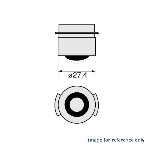 BTM 500w 120v P28s Base Halogen Bulb - Film Stage Studio Lamp