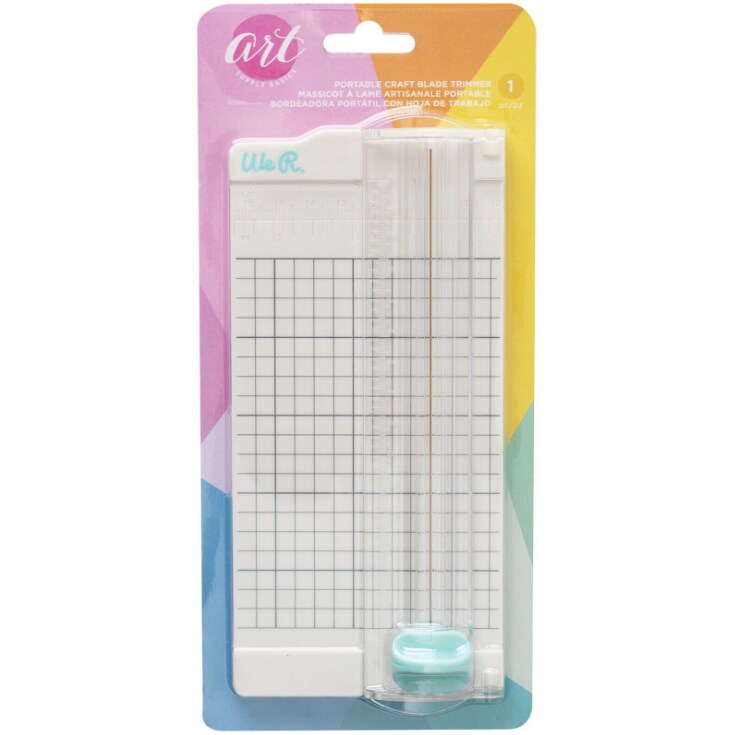 Markers and Tools - American Crafts Craft Blade Trimmer 9.5" Mini Rainbow Geometric - (1 Piece) 34006676