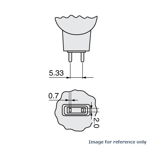 USHIO ENH 250W Reflector Halogen Lamp