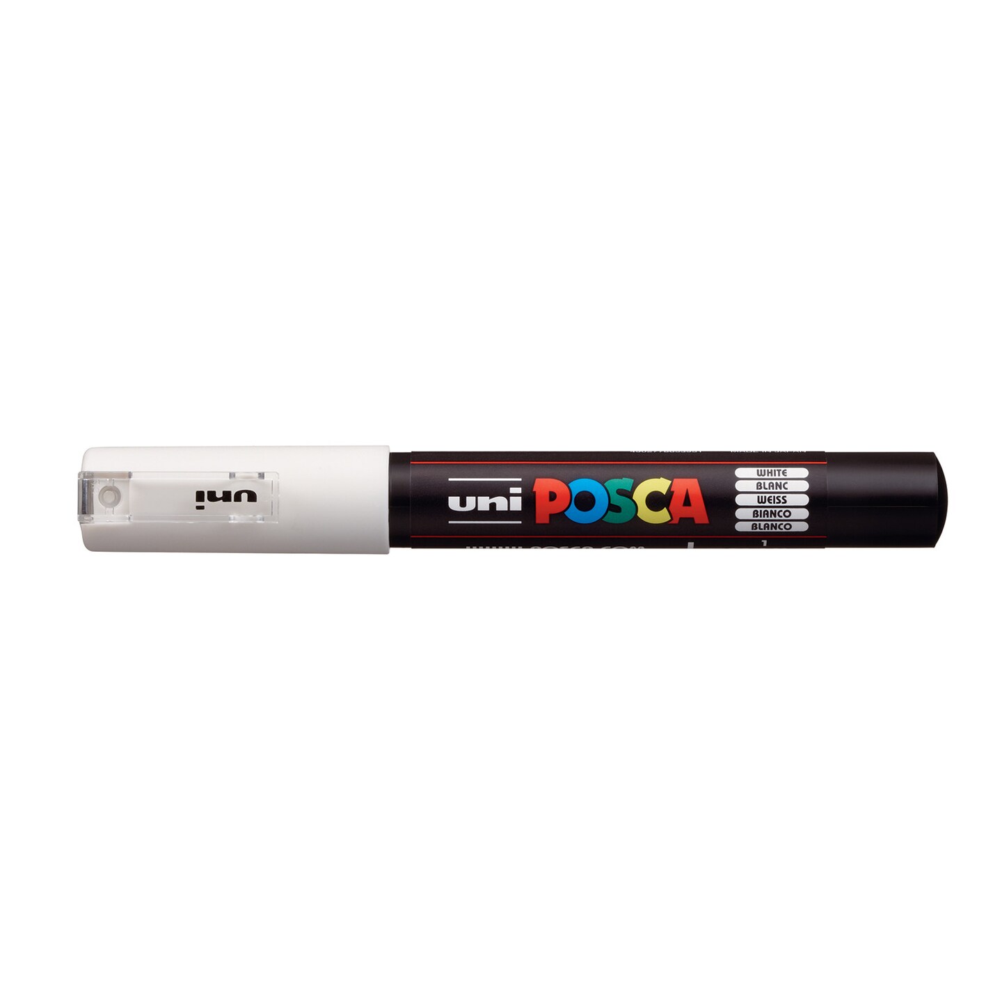 POSCA Paint Marker, PC-1M Extra Fine, White