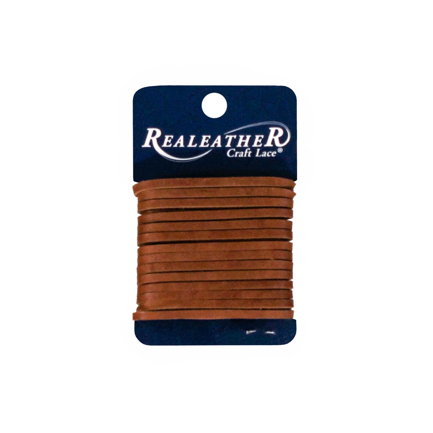 Realeather Latigo Leather Lace, 1/8&#x22; x 4 yds., Medium Brown