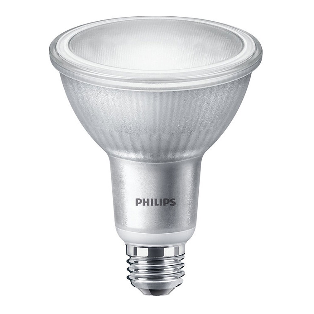 Philips 10w LED PAR30L Dimmable 3000K Bright White Flood 40 Bulb - 75w equiv.