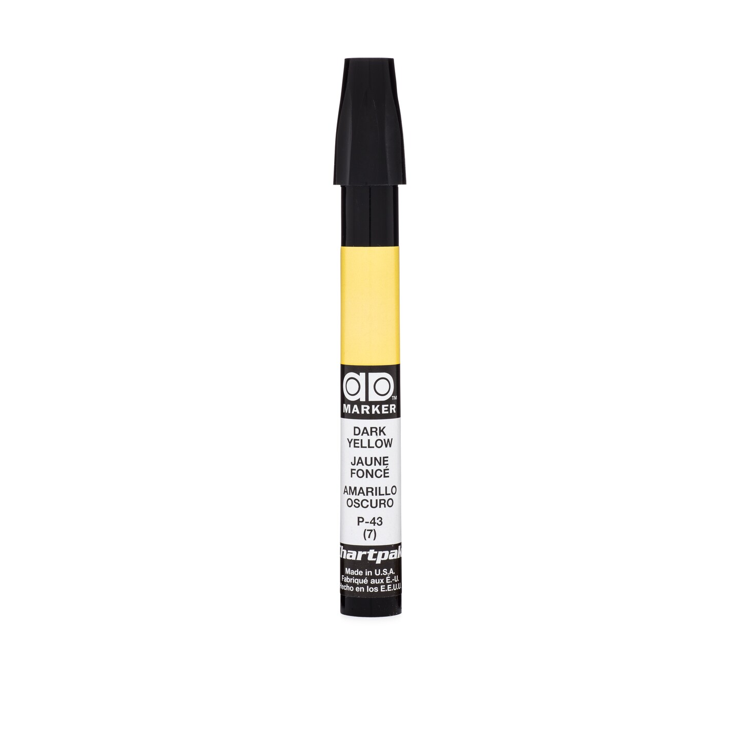 Chartpak Ad Marker, Dark Yellow