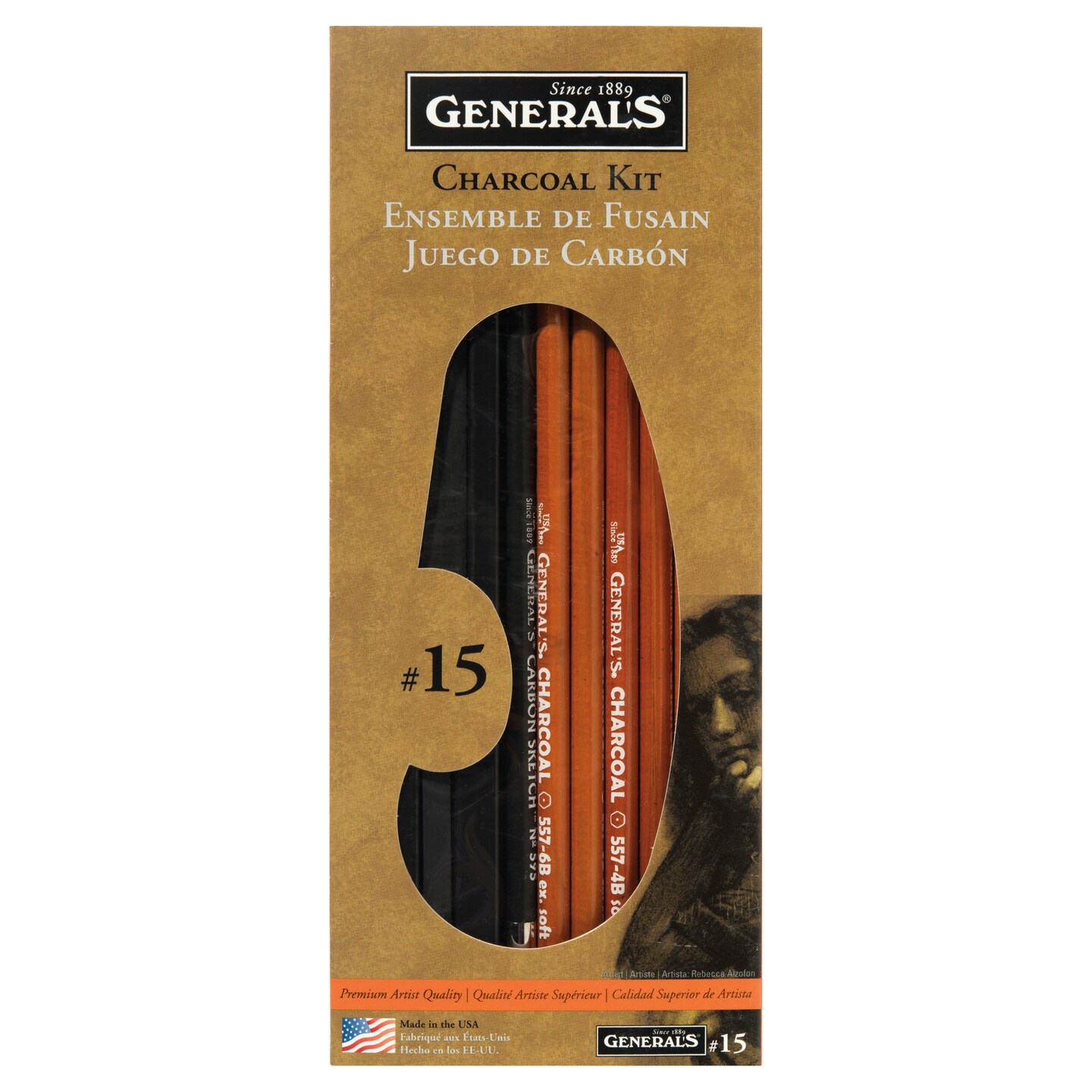 General Pencil Get Started Charcoal Pencil Set