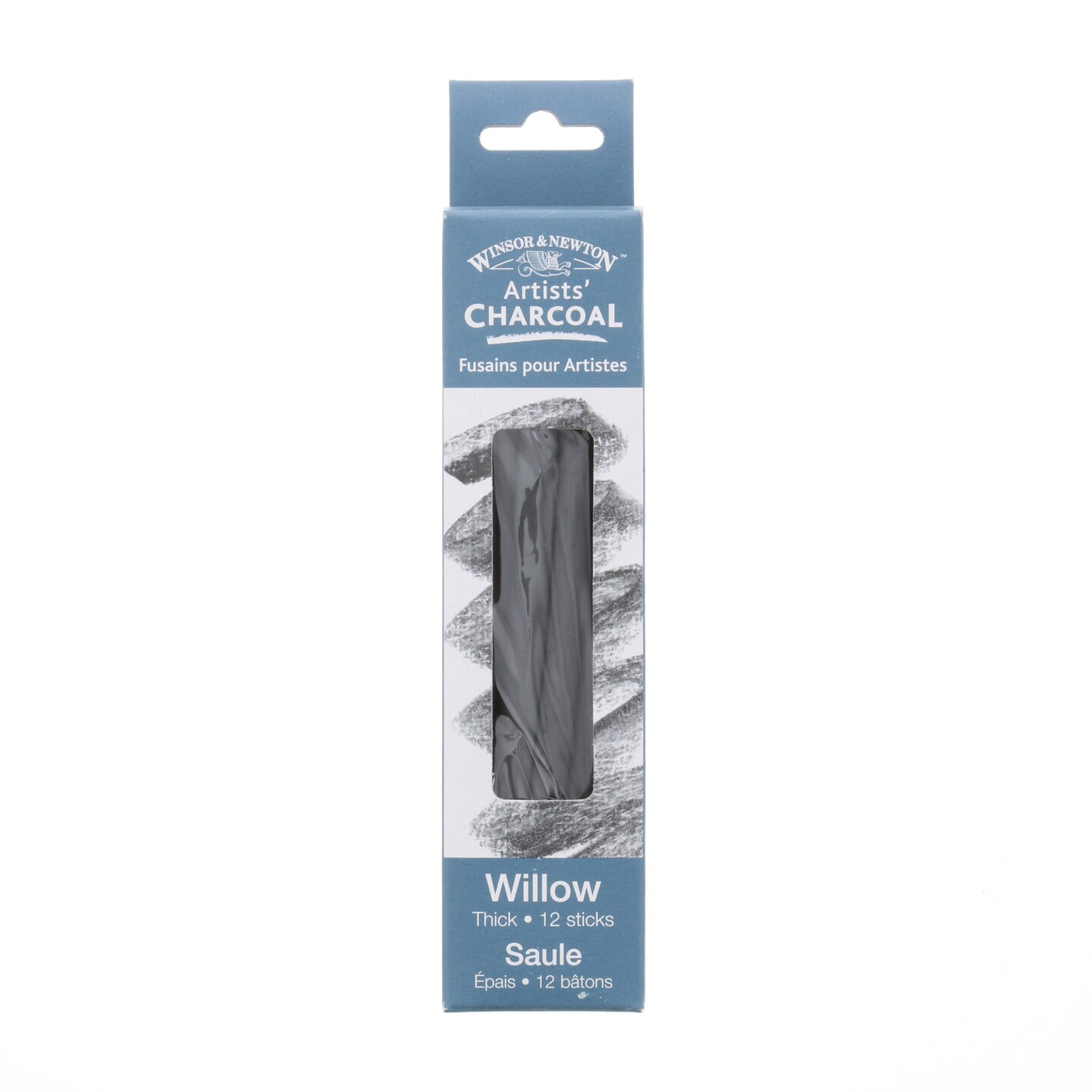 Winsor &#x26; Newton Willow Charcoal Sticks, Thick, 12/Pkg.