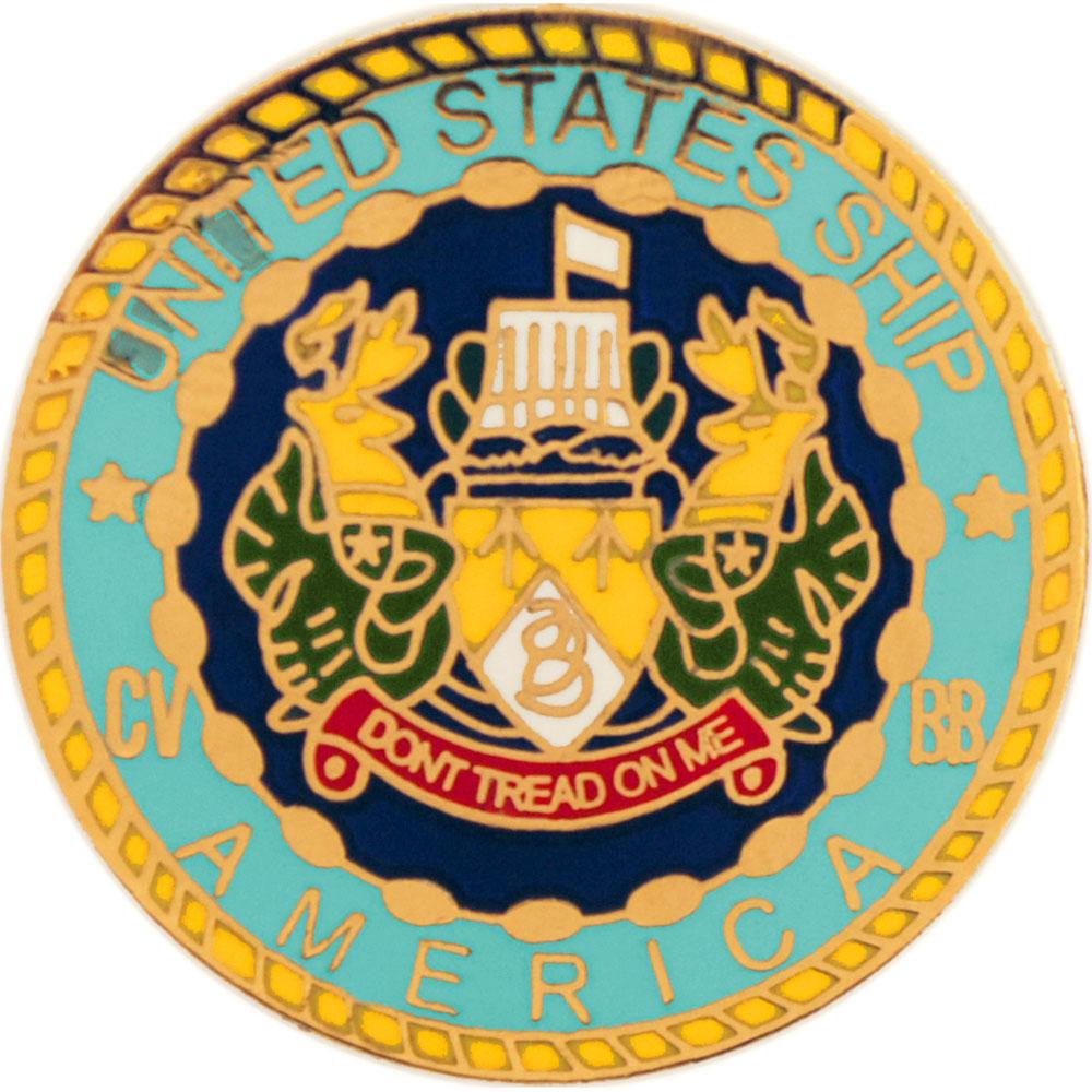 U.S. Navy USS America Pin 1&#x22;