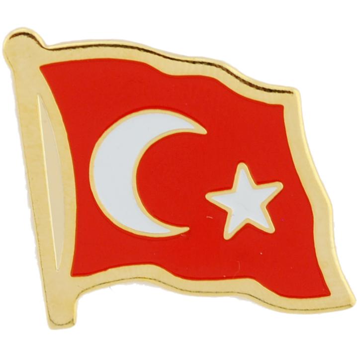 Turkey Flag Pin 1&#x22;