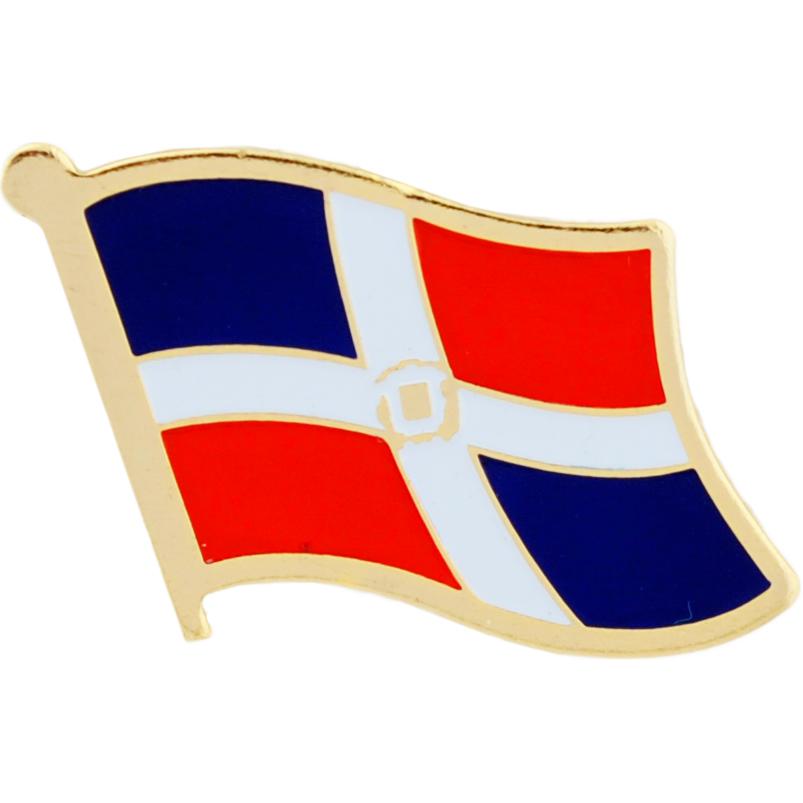 Dominican Republic Flag Pin 1&#x22;