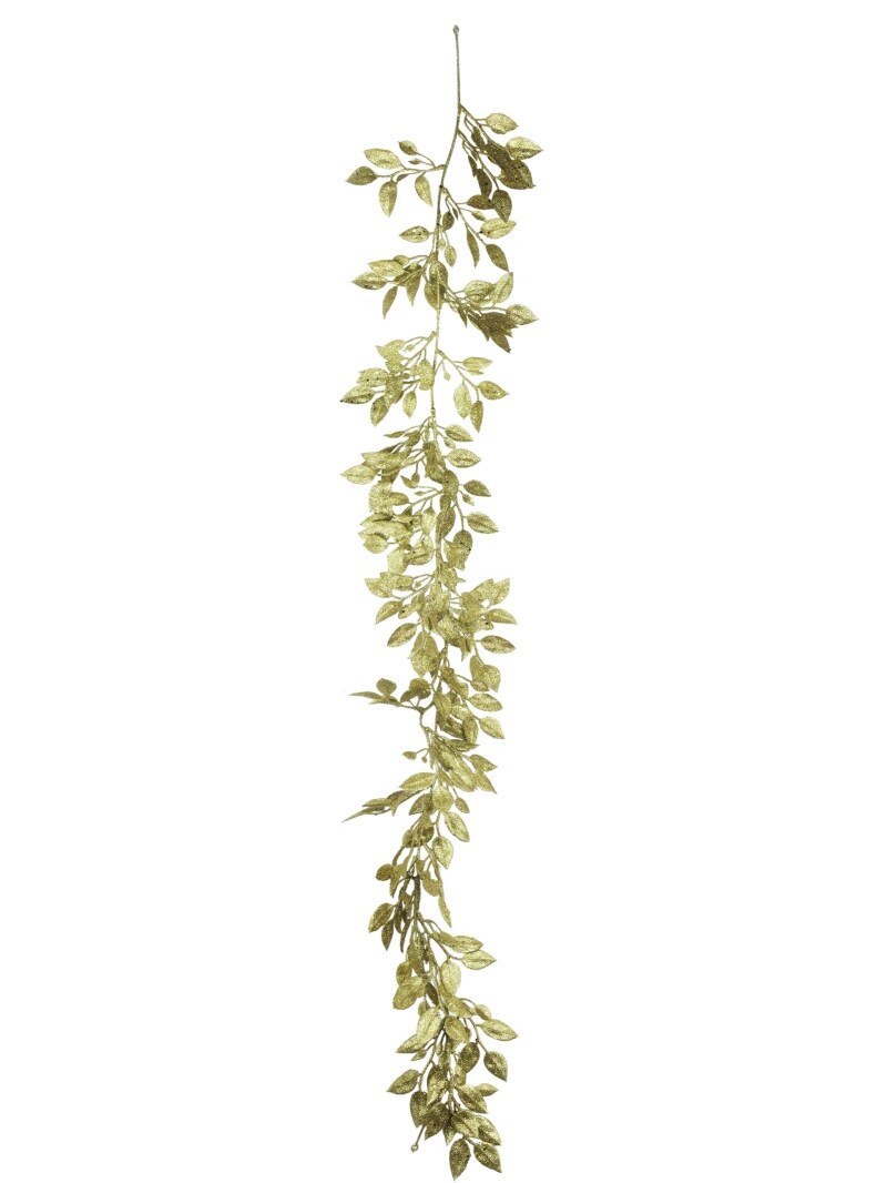 6-Pack: 6ft Gold Salal Leaf Garland with 27 Sprays by Floral Home&#xAE;