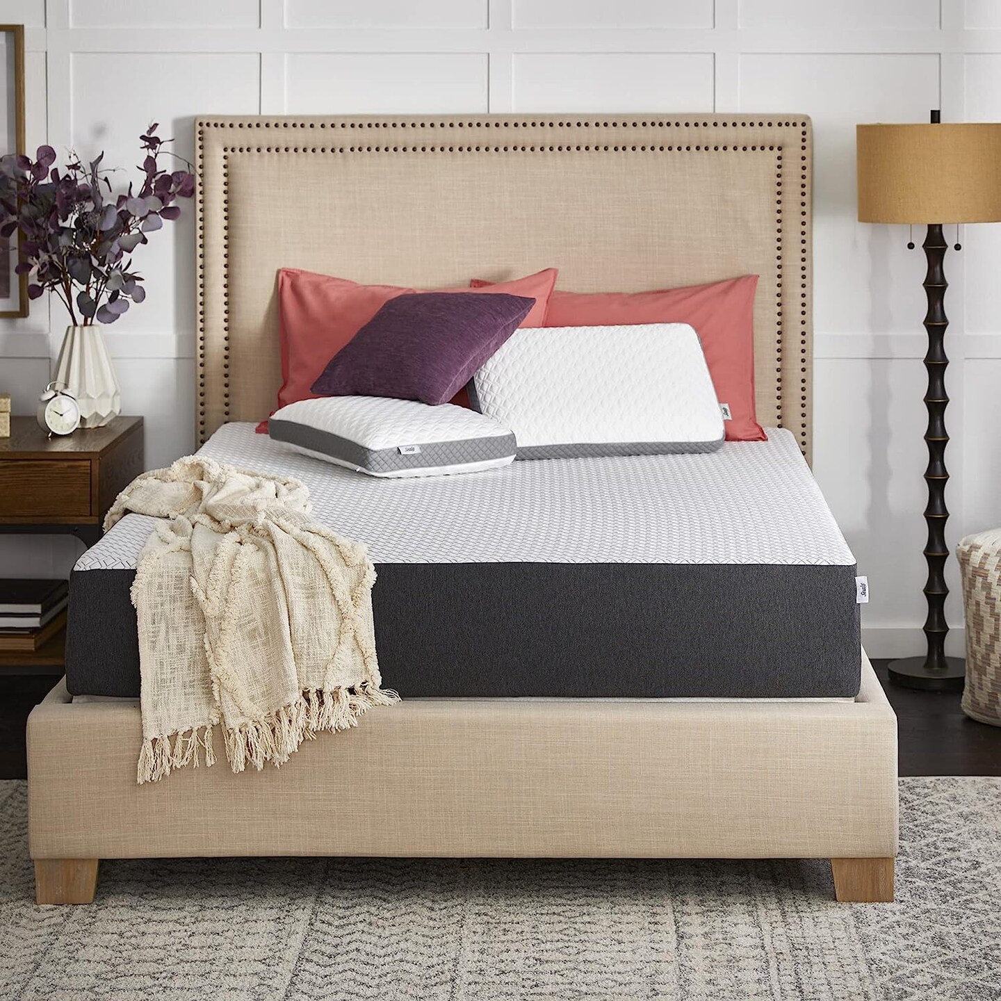 Sealy 10&#x22; Cool and Clean Medium Twin XL Mattress with Gel Memory Foam