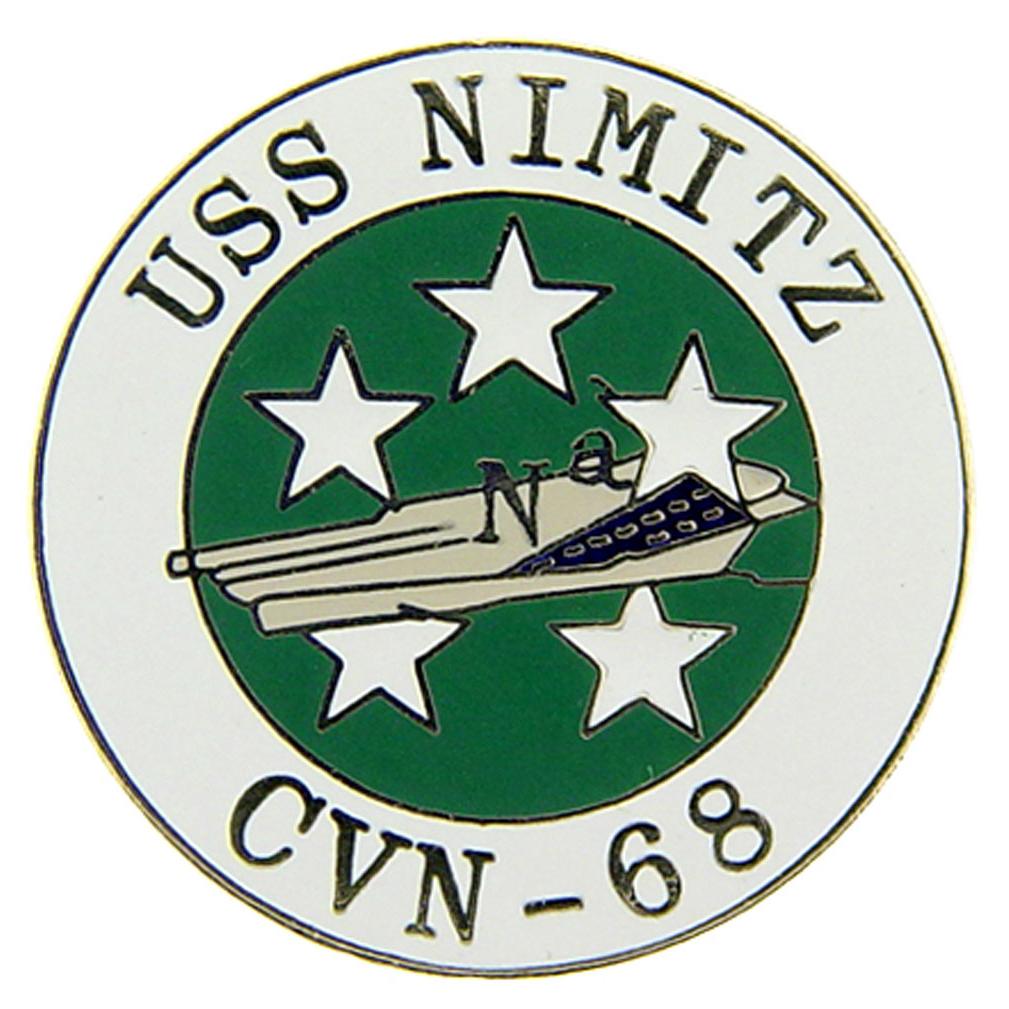U.S. Navy USS Nimitz CVN-68 Pin 1&#x22;