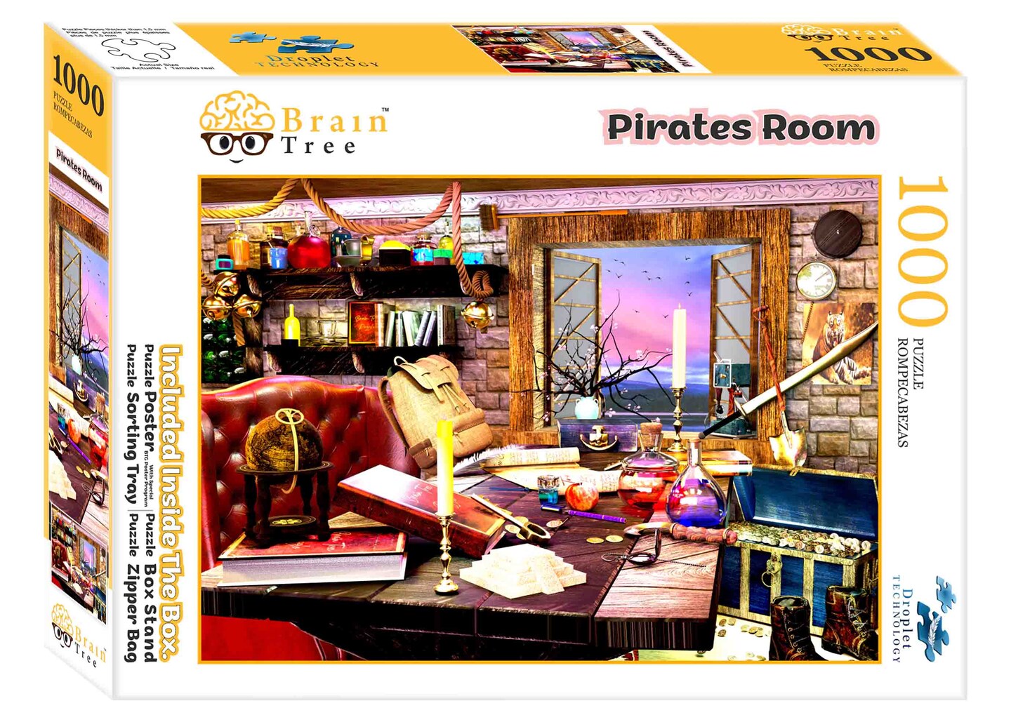 Brain Tree Pirates Room Jigsaw Puzzles 1000 Piece