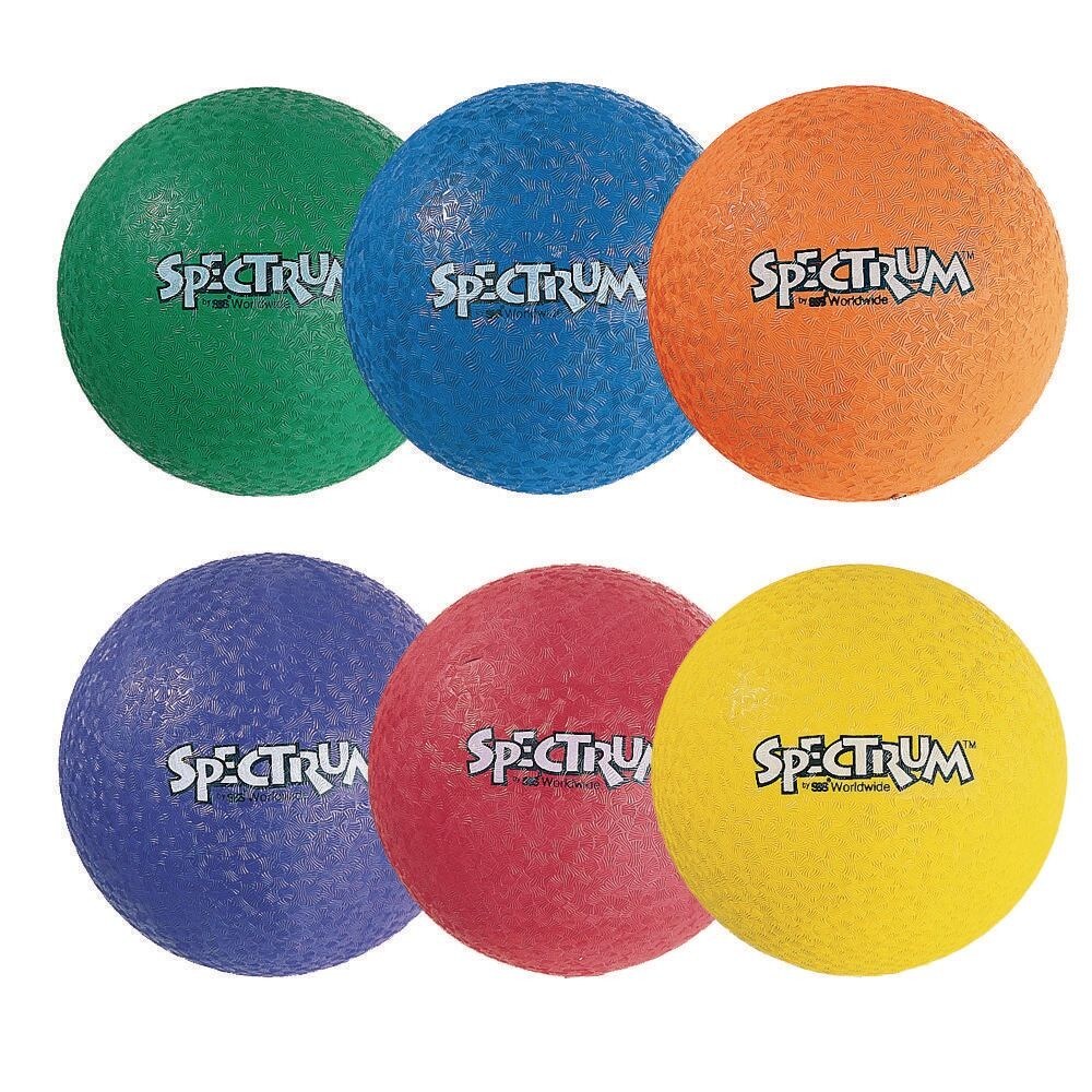 Spectrum&#x2122; 2-Ply Playground Ball, 13&#x22; (Set of 6)