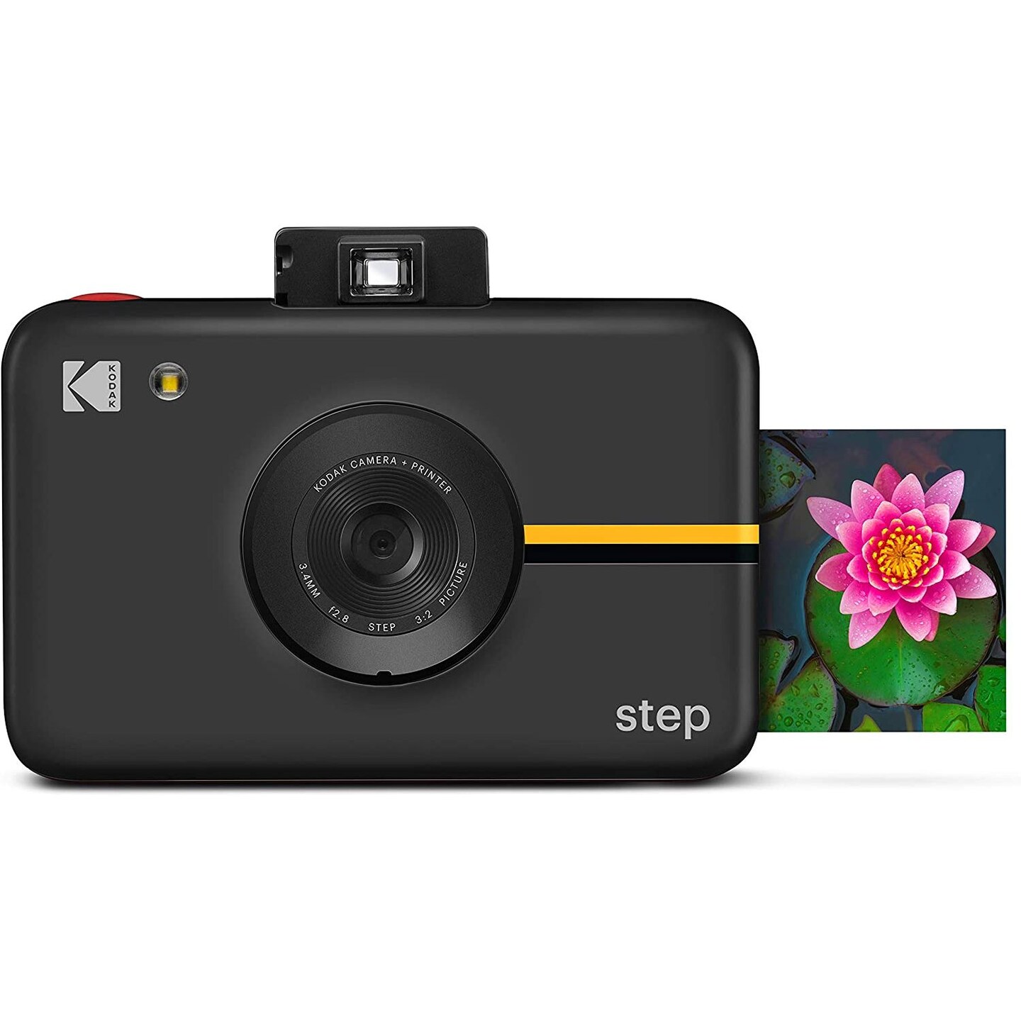 Kodak Printomatic Instant Camera Gift Bundle - Yellow - 6 requests