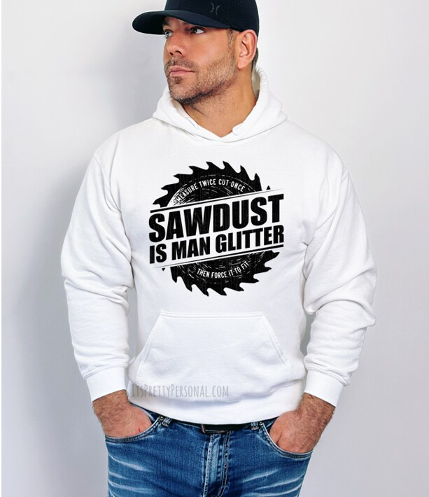 #130 DTF Print- Man Glitter