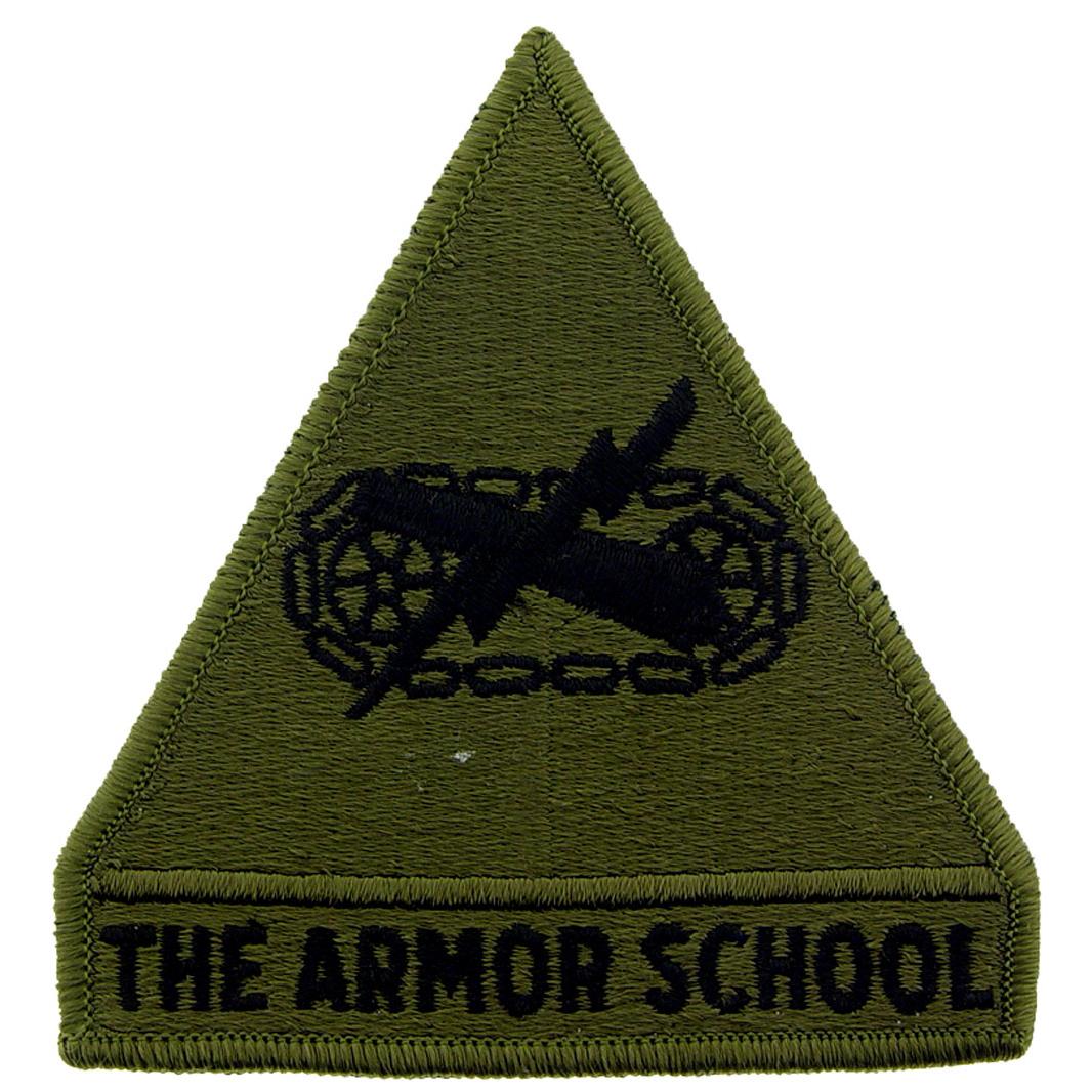 EagleEmblems PM0552 Patch-Army,Armor,School (Subdued) (3.75'')