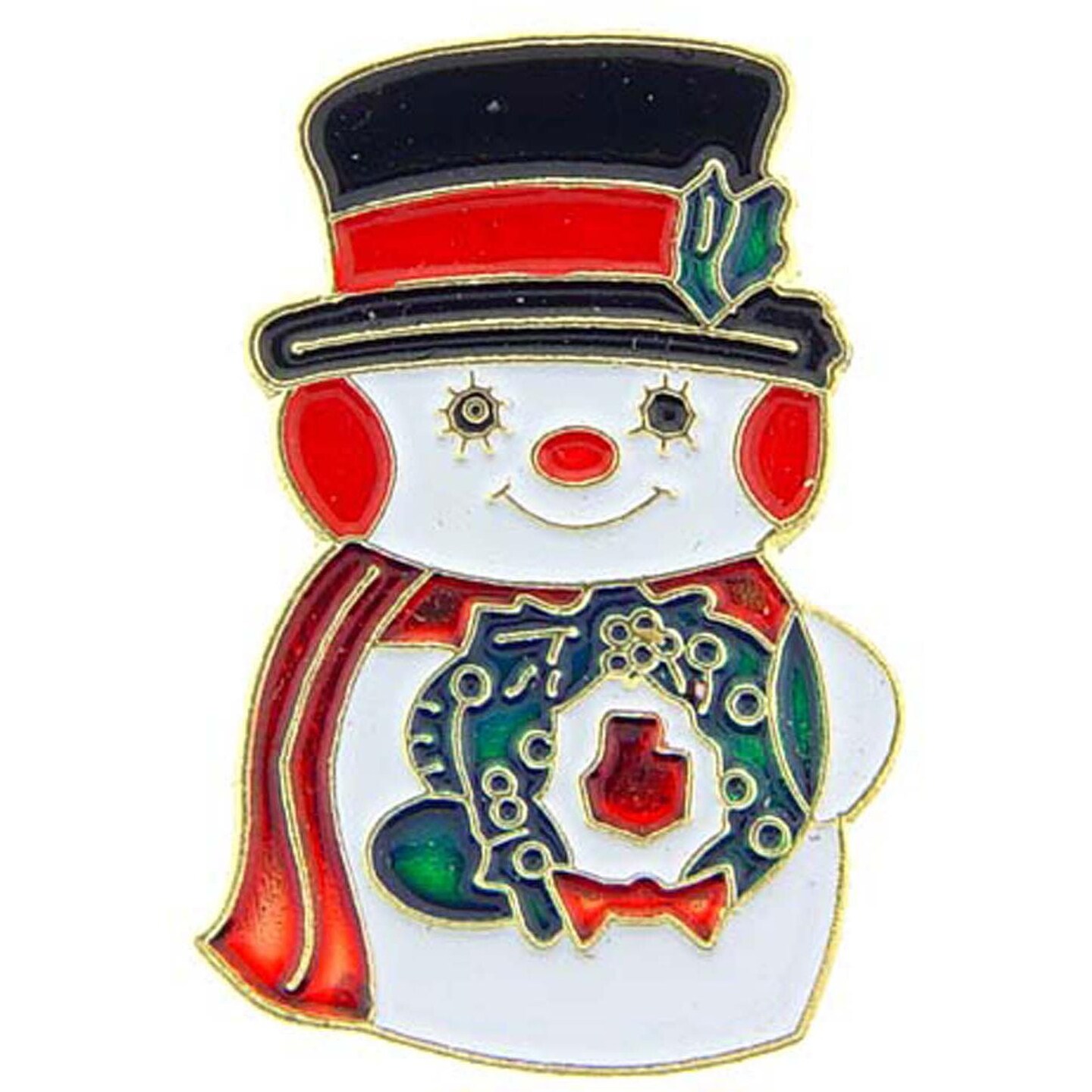 Snowman Pin 1&#x22;