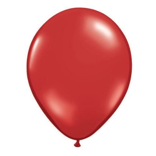 Qualatex&#xAE; Jewel Tone Balloons, Ruby Red, 11&#x22; (Bag of 100)