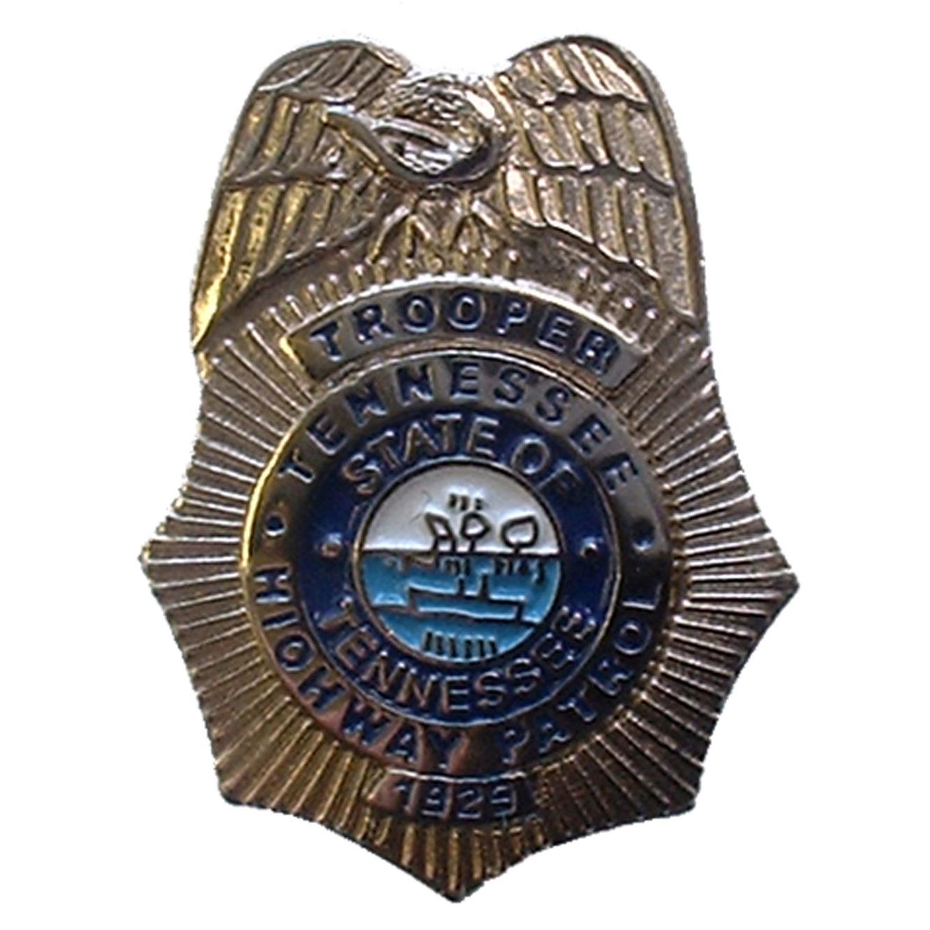 Tennessee State Trooper Badge Pin 1&#x22;