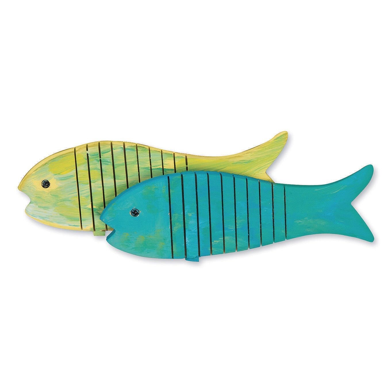 S&S Worldwide Flexible Wood Fish Craft Kit, Includes Wood Fish, Paint &  Brushes. For Kids & Adults. Fish are 5-3/4l x 1-3/4h. Makes 12.