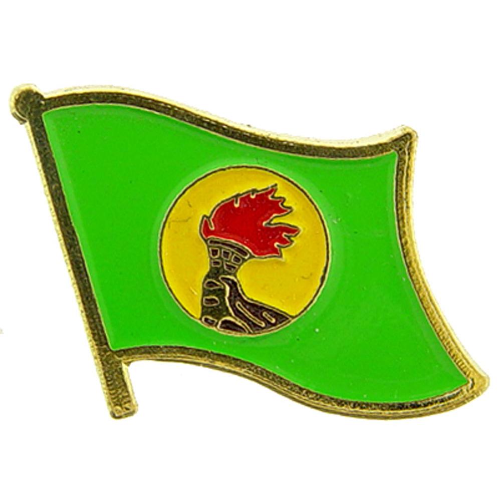 Zaire Flag Pin 1&#x22;