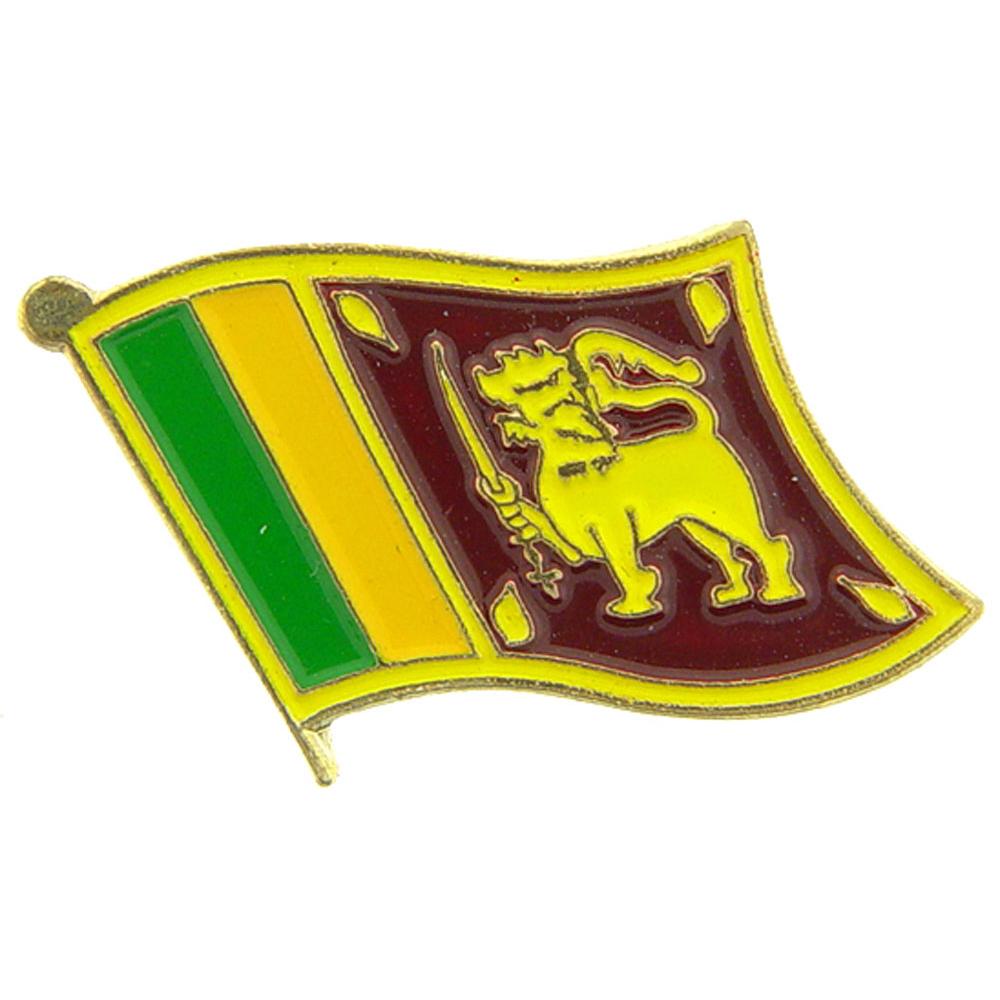 Sri Lanka Flag Pin 1&#x22;
